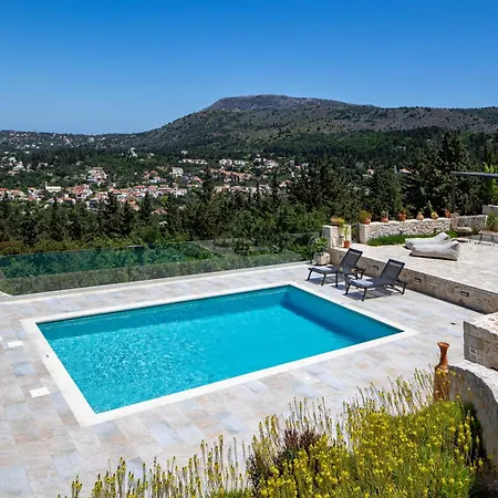 Anthos - Superb Panoramic Sea And Hill Views With Private Pool Villa *