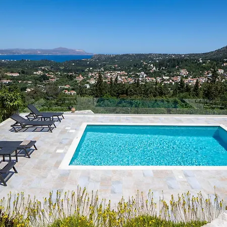 Villa Anthos - Superb Panoramic Sea And Hill Views With Private Pool